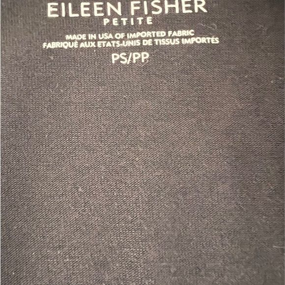 EILEEN Fisher Petite Womens Sz PS Fitted ZIP Up Jacket 2 ZIP Pockets Gray - Picture 5 of 6